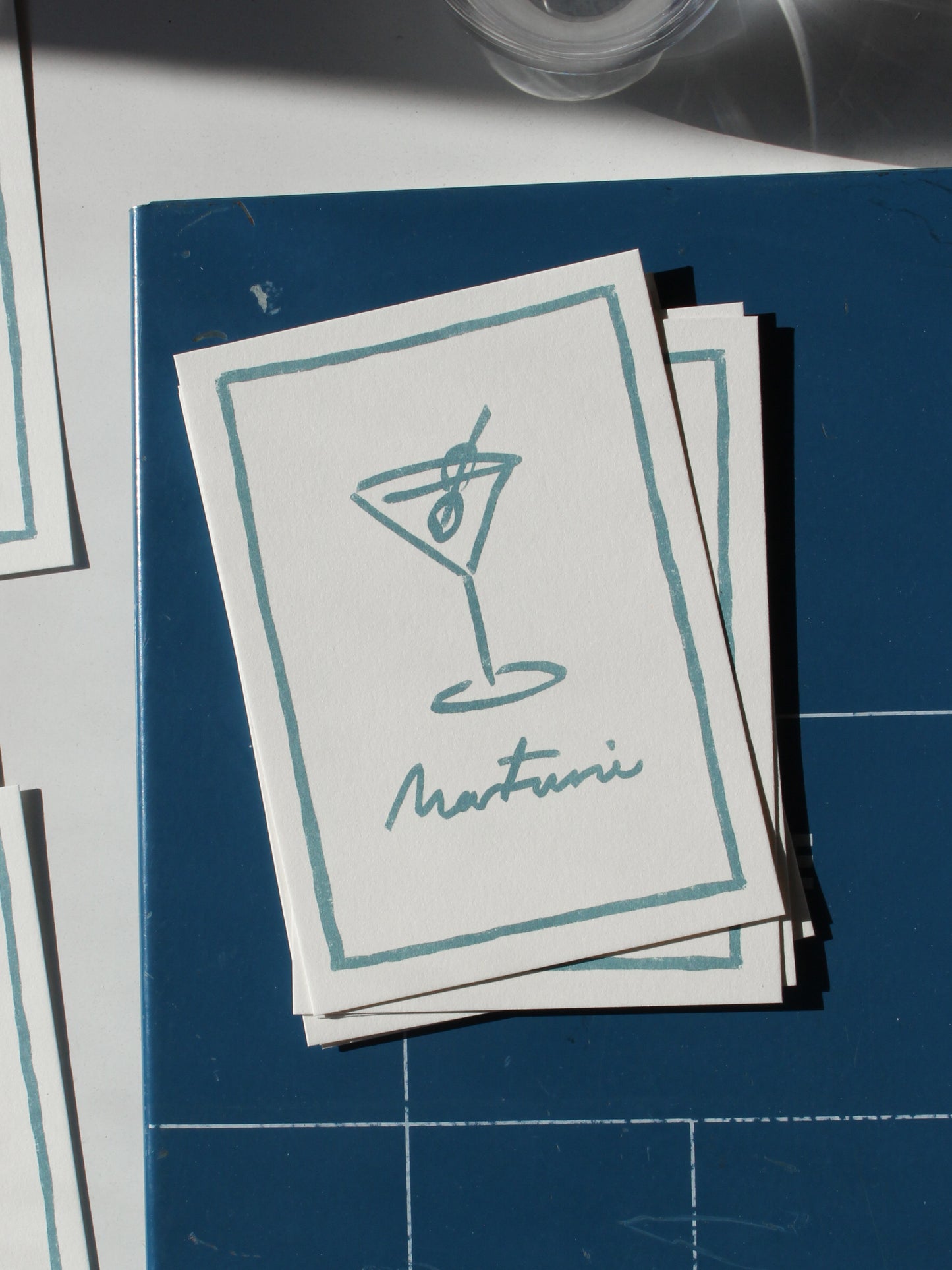 Postcard 'Martini' (risography)