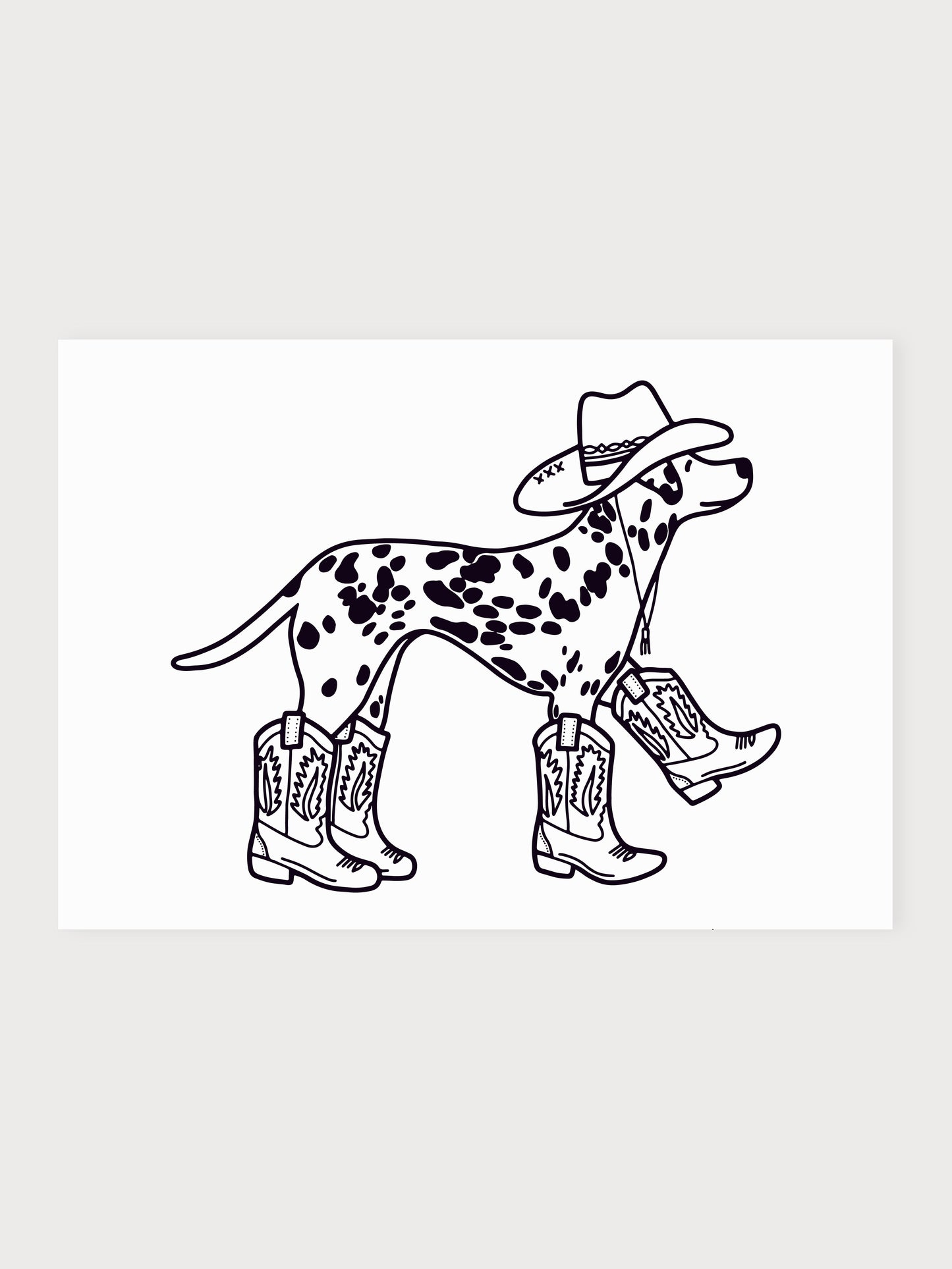 Postcard Dalmatian