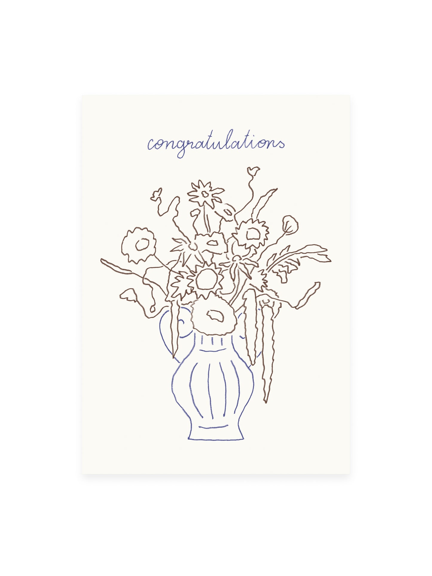 Postcard 'congratulations' (risography)