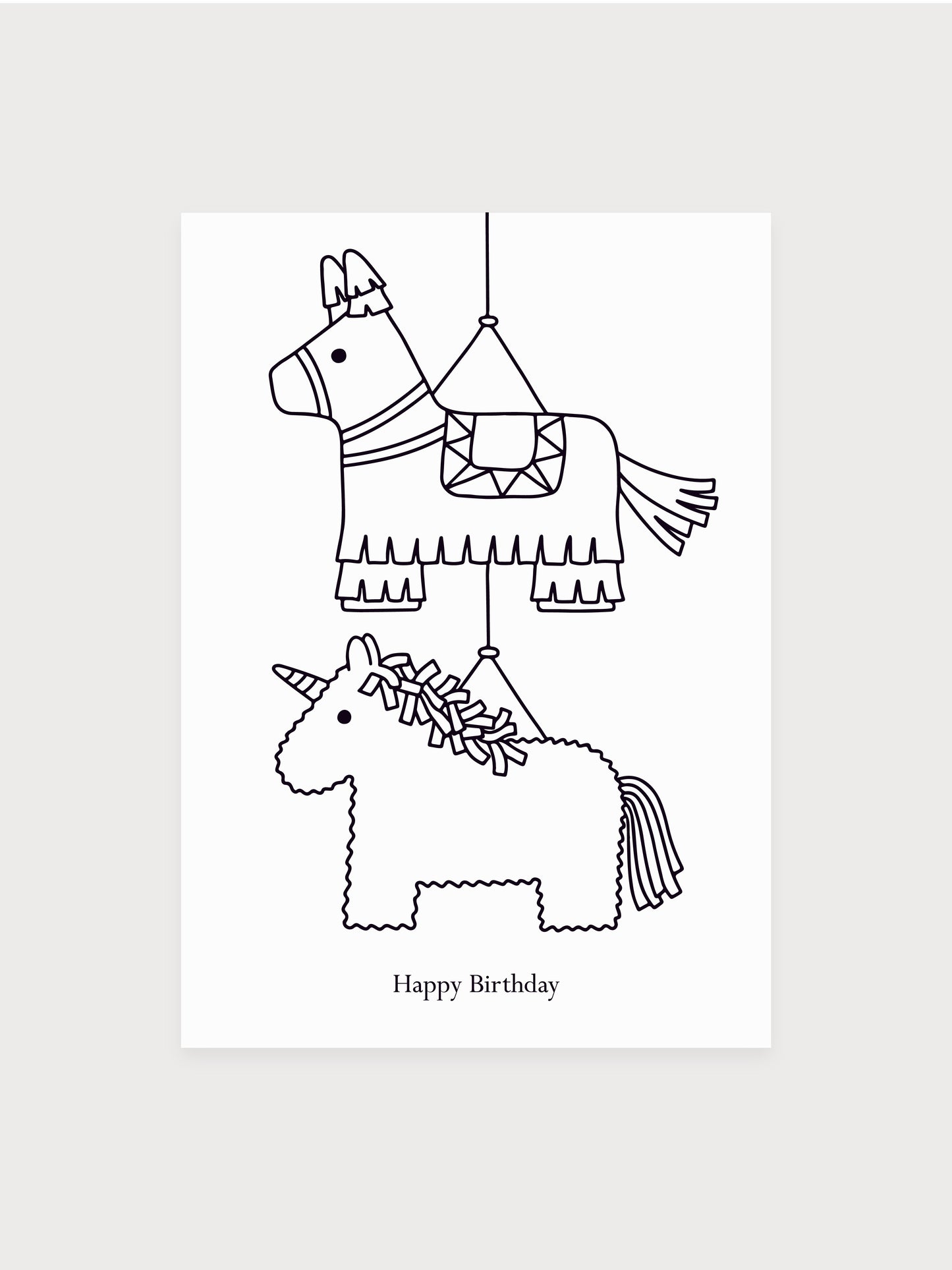 Pinata postcard